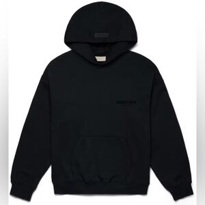 Fear of God Essentials Black Pullover Hoodie